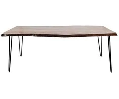 Stalas, Avola, 200 cm, Juodas Riešutas