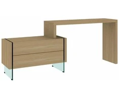 Kampinis staliukas, 120 cm, Soho, rudas