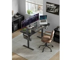 Songmics Reguliuojamo aukščio elektrinis stalas 60 x 140 x (72-120) cm