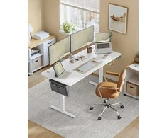 Songmics Reguliuojamo aukščio elektrinis stalas 70 x 160 x (72-120) cm