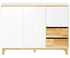 TV staliukas Vitrina, SoBuy FSB75-WN, 120x40x90 cm, Balta