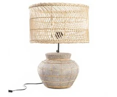 Bazaar Stalo lampa, Kythira, 0,4x0,4x0,48 m, Natūrali