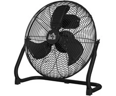 HOMCOM stalinis ventiliatorius, elektrinis ventiliatorius su 3 greičiais, 120° reguliuojamu kampu namams, biurui, miegamajam, juodas