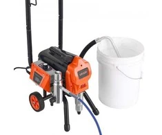 Vevor Beorė dažymo mašina 1500W, 3300PSI su vežimėliu