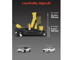 VEVOR Žemo profilio automobilių keltuvas 1,5 tonos