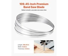 Vevor Juostinis pjūklas 2780 mm ilgio, 4 TPI