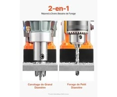 Vevor Magnetinė gręžimo mašina 1450W 12500N 850 aps./min.