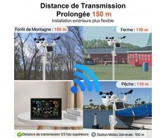 VEVOR Meteorologinė belaidė orų stotelė YT60234 7in1 WiFi