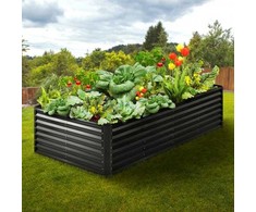 Vevor Cinkuoto metalo sodinukų dėžė 240x120x60cm