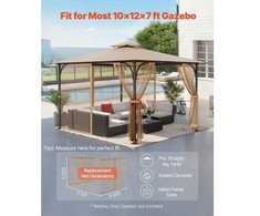 Vevor Atsarginis tinklinis paviljono tinklelis 10x12x7 ft