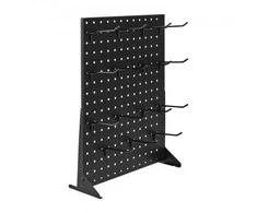 Vevor Perforuotos lentos stovas, 43x33 cm, juodas, plienas