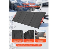 Vevor 300 W sulankstomas monokristalinis saulės modulis