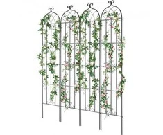 Vevor Metalinė sodo atrama vijokliniams augalams 220x51 cm