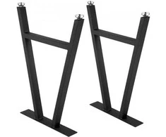 Vevor Metalinės A formos stalo kojos 71x45 cm