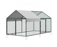 Vevor Metalinė vištidė 4-6 vištoms, 1 x 2 x 1 m