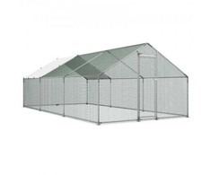Metalinis vištidės aptvaras VEVOR JD362, 3x6x2 m
