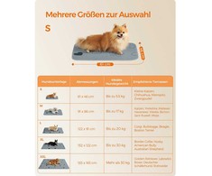 Songmics Plaunami šuniuko įklotai 61 x 46 cm rinkinys iš 2 vnt