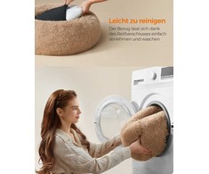 Songmics Spurgos pagalvėlė su 70 cm skersmens tamsiai pilka
