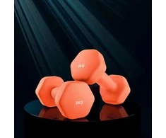 SONGMICS hanteliai, 2 vnt. rinkinys, 2 x 3kg