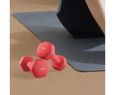 SONGMICS hanteliai, 2 vnt. rinkinys, 2 x 3kg