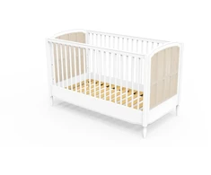 Theobebe HERMIONE lova 70x140, 86 cm - Balta