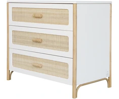 Theobebe Kumščio spintelė, Oceania Rattan Cannes, 0,9x0,52x0,86 m, Balta