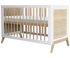 Theobebe Marelia Transformuojama lova 60 x 120 – Balta, kreminė