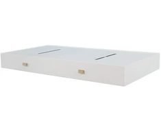 Theobebe Marelie Ištraukiama lova-stalčius 70 x 140 – Balta