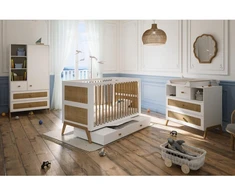 Theobebe Marelie Ištraukiama lova-stalčius 70 x 140 – Balta