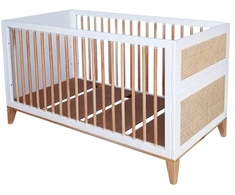 Theobebe Nami Transformuojama lova 70 x 140 – Balta, kreminė
