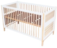 Theobebe Oceania Transformuojama lova 70 x 140 – Balta, kreminė