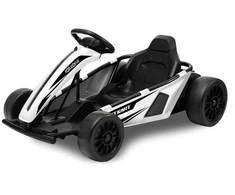 Toycars Elektrinis Drift Kartas, Drift Go-Kart, 110x77x54 cm, Baltas