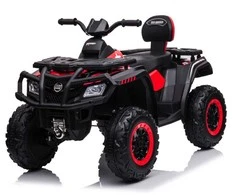 Toycars Elektrinis keturračius, 24V, 4WD, Raudonas, 128x68x70 cm