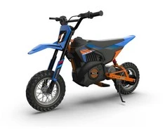 Toycars Elektrinis purvo dviratis, 114x63.5x72.7 cm, Mėlyna/Oranžinė