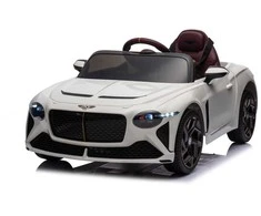 Toycars Elektrinis vaikų automobilis, Bentley Bacalar, 108x65x45 cm, Balta