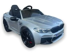 Toycars Elektrinis vaikų automobilis, BMW M5, 124x74x55 cm, Balta