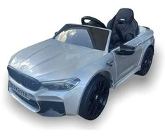 Toycars Elektrinis vaikų automobilis, BMW M5, 124x74x55 cm, Balta