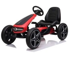Toycars Go-Kart, MERCEDES Go-Kart, 112x58x62 cm, Raudonas