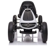 Toycars Go-Kart, MERCEDES Go-Kart, 112x58x62 cm, Baltas
