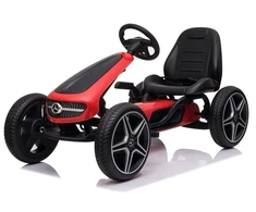 Toycars Go-Kart, MERCEDES Go-Kart, 112x58x62 cm, Raudonas