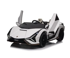 Toycars Vaikiškas automobilis, Lamborghini Sian, 140x81x47 cm, Balta