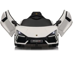 Toycars Vaikiškas automobilis, Lamborghini Revuelto, 105x60x40 cm, Balta