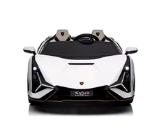 Toycars Vaikiškas automobilis, Lamborghini Sian, 140x81x47 cm, Balta