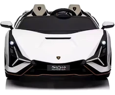 Toycars Vaikiškas automobilis, Lamborghini Sian, 140x81x47 cm, Balta