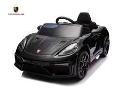 Toycars Vaikų akumuliatorinė mašina, Porsche Spyder RS, 108x60x43 cm, Juoda