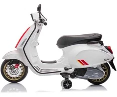 Toycars Vaikų akumuliatorinis skūteris, Vespa Sprint, 102x50x75 cm, Balta