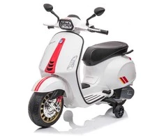 Toycars Vaikų akumuliatorinis skūteris, Vespa Sprint, 102x50x75 cm, Balta