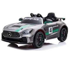 Toycars Vaikų automobilis, Mercedes-Benz GT4 AMG, 116x58x46 cm, Pilka