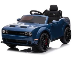 Toycars Vaikų Baterijomis Varomas Automobilis, Dodge Challenger SRT, 110x66x62 cm, Mėlynas