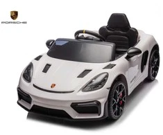 Toycars Vaikų Baterijomis Varomas Automobilis, Porsche Spyder RS, 108x60x43 cm, Baltas